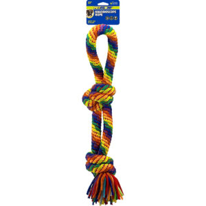 PET SPORT KALEIDOSCOPE ROPE 22"