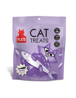 PLATO CAT TREATS SPRAT 1.5OZ