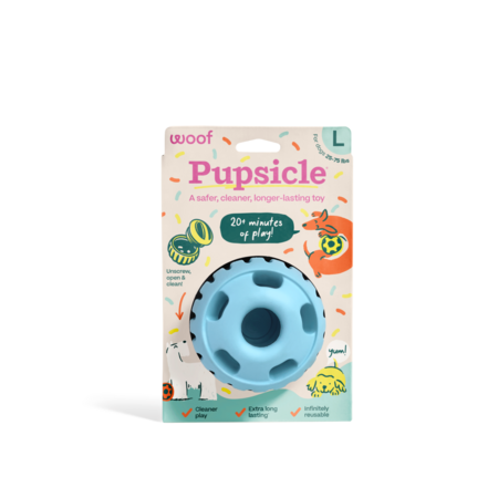 WOOF PUPSICLE BLUE LG