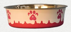 NON-SKID BOWL 54OZ PINK PAW