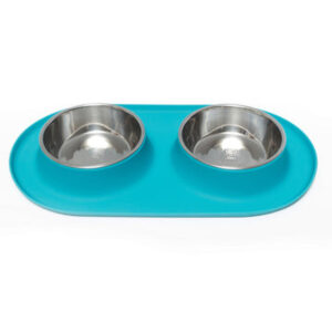 MESSY MUTT SLCN BOWL MAT MARBLE