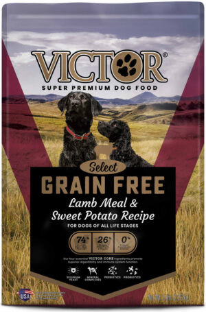 VICTOR DOG SLCT GF LAMB SWTP 5LB
