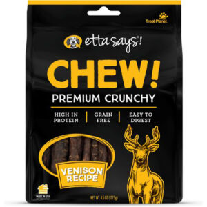 ETTA CHEWY VENISON TREATS 4.5OZ