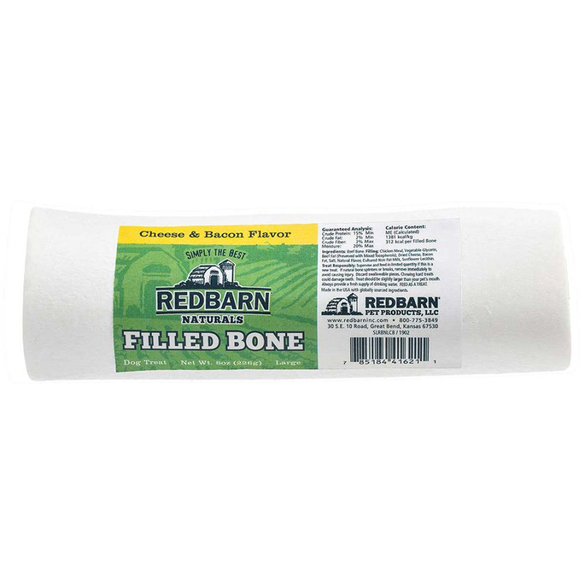 RB LARGE FILLED BONE NATURAL 6"