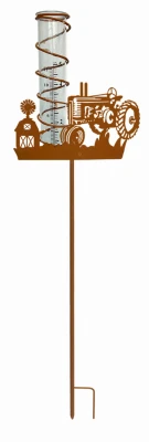 TRACTOR RAIN GAUGE METAL STAKE