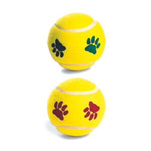 SPOT PAW PRINT TENNIS BALL 2PK M