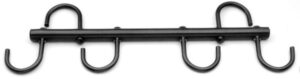 STEEL TACK RACK W/ SWIVEL HOOKS