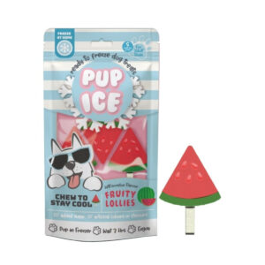 PUP ICE WTRMELN FRUITY LOLLY 2PK