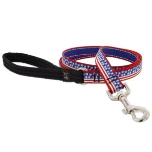 3/4" DOG LEASH STARS STRIPES 6FT