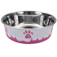 NON-SKID BOWL 13OZ PINK PAW