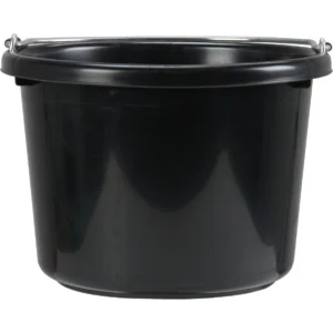 BUCKET ROUND 8QT BLACK FF