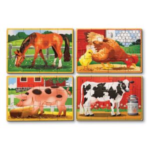 M&D FARM ANIMAL PUZZLES IN BOX