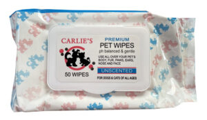 CARLIES PET WIPES 50PK