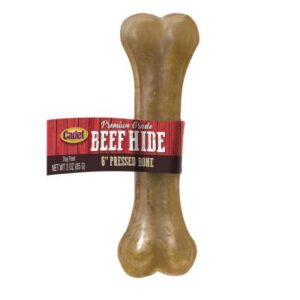 CADET PRESSED BEEF HIDE BONE 6"