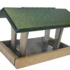 HOPPER FDR TAN GRN RECYCLE PLAST