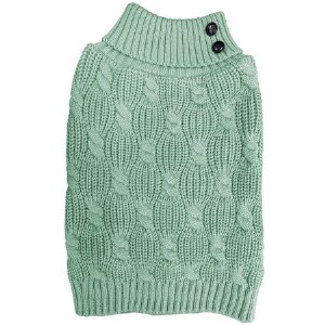 FP CABLE SWEATER SAGE MD