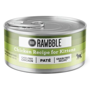 RAWBBLE KITTEN CKN PATE 5OZ CAN