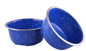CAMPING BOWL INDIPETS BLUE