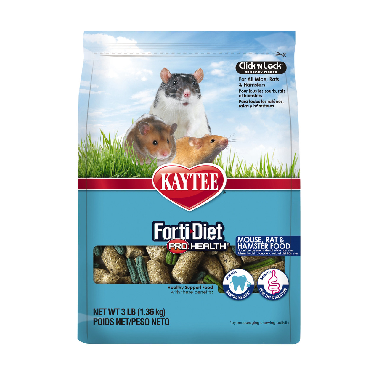 KAYTEE FD PROHEALTH MOUSE/RAT 3#
