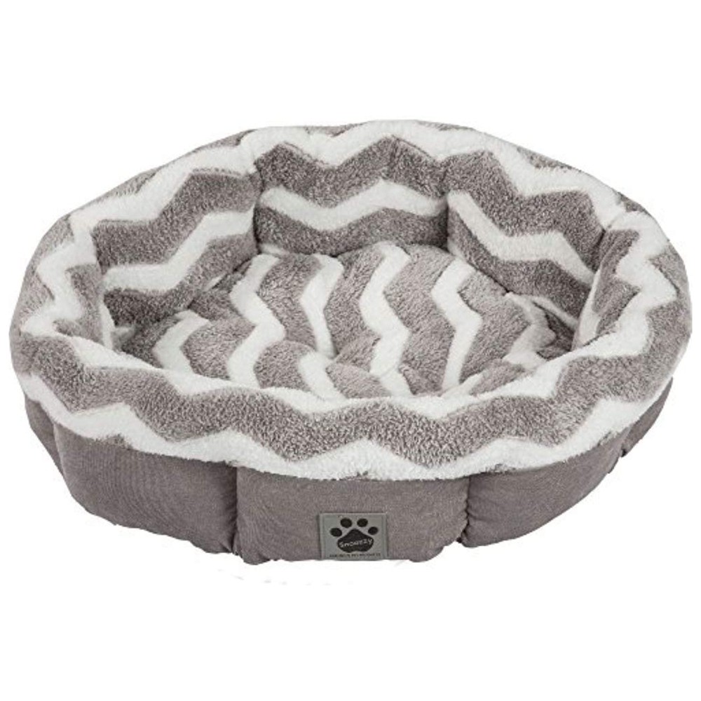 ROUND SHEARLING PET BED