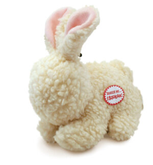 FLEECE RABBIT DOG TOY 9" SPOT