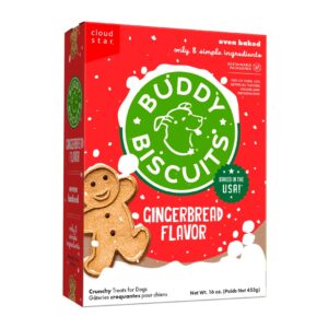 BUDDY BISCUITS GINGERBREAD 16OZ