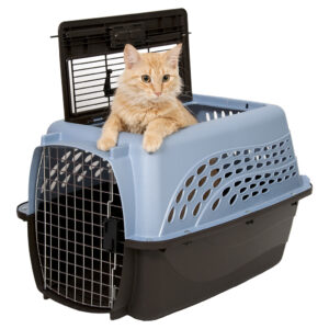 PM DBL DR TOP PET CARRIER 24" BL