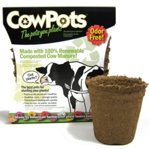 COWPOTS ROUND 12PK 3IN