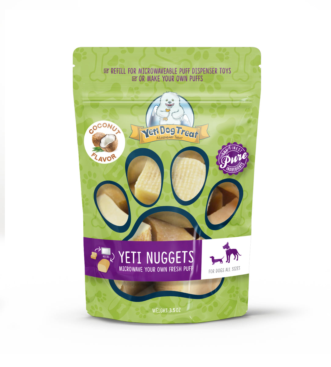 YETI YAK NUGGETS COCONUT 3.5OZ