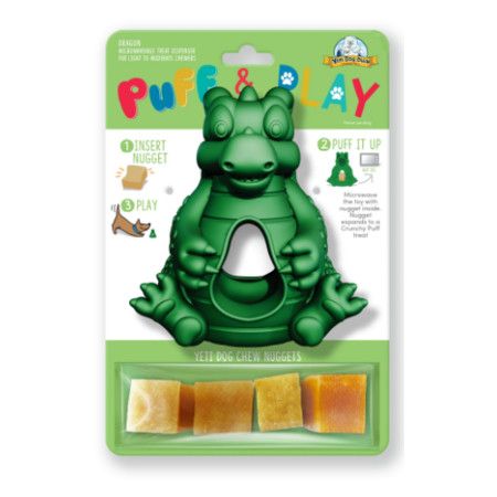 YETI HANGRY DRAGON PUFF PLAY GRN