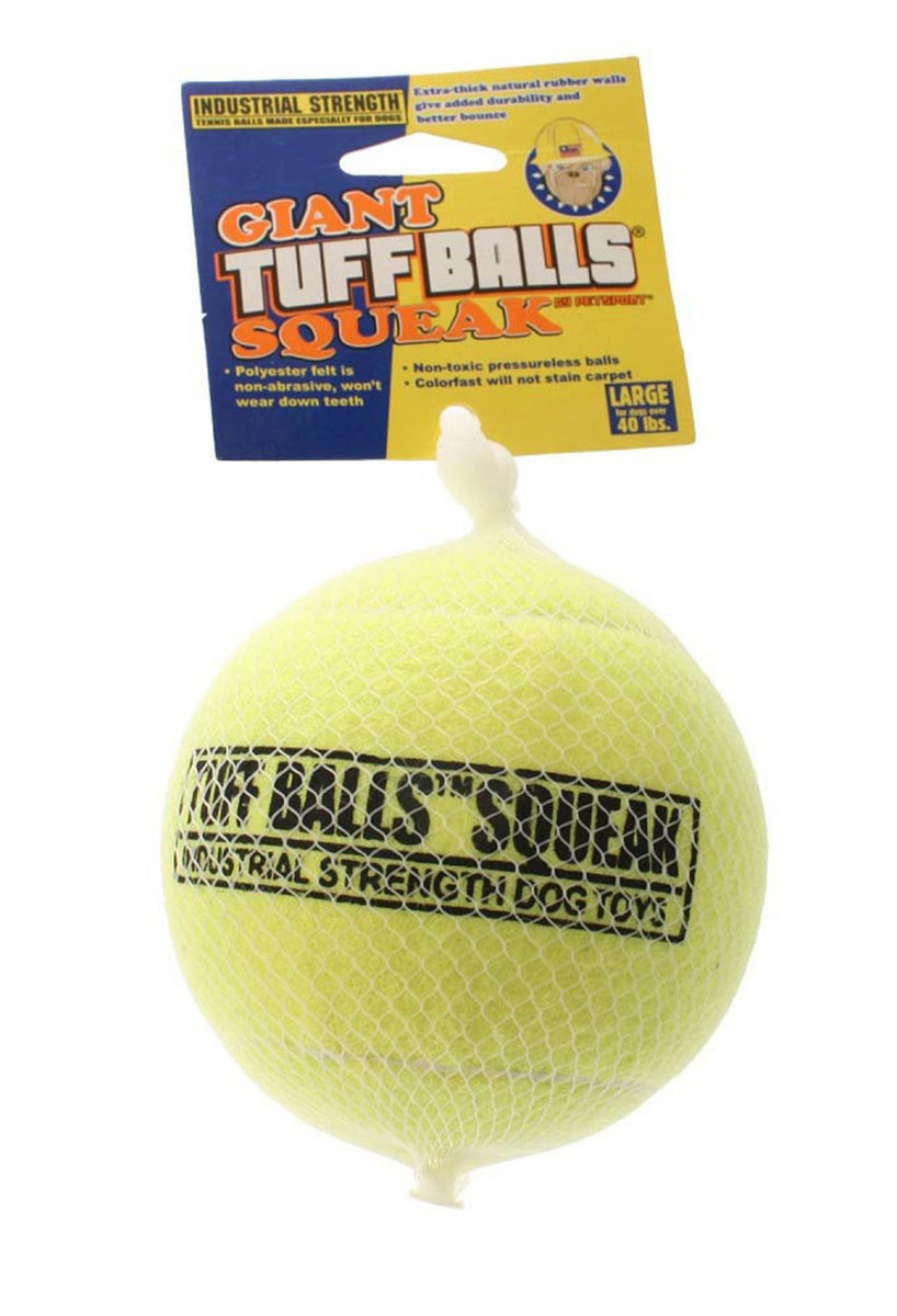 GIANT TUFF BALLS SQUEAK YELLOW