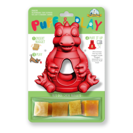 YETI HANGRY DRAGON PUFF PLAY RED