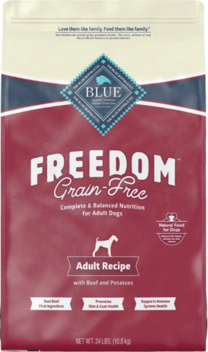 BB FREEDOM ADULT DOG BEEF 24#