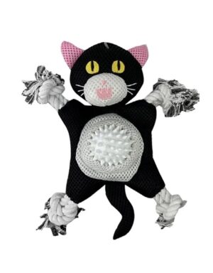 BLACK CAT DOG TOY 2 IN 1