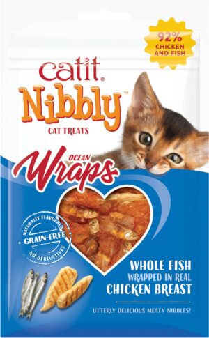 CATIT NIBBLY WRAPS CKN FISH 1OZ