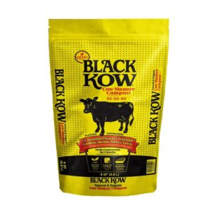 COW MANURE 8QT BLACK KOW