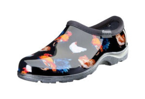 SLOGGERS SHOE W CHICKEN BLACK