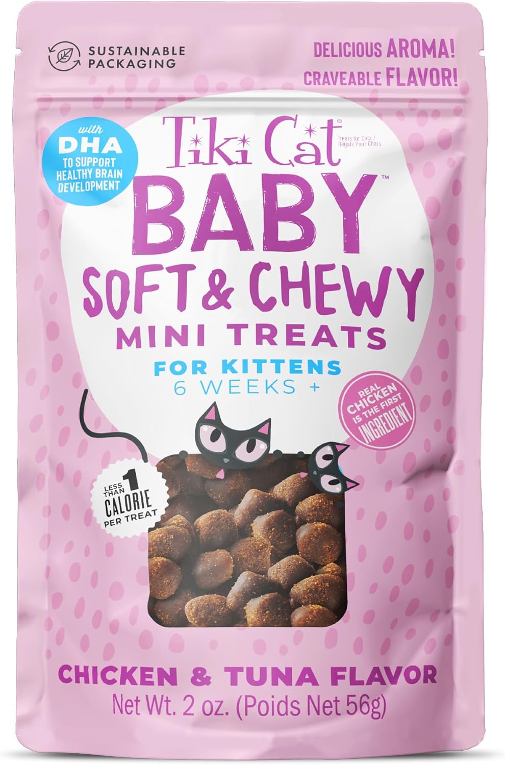 TIKI BABY SOFT CHEWY MINI TRT 2Z