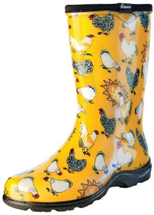 SLOGGERS BOOT W YELLOW CHICKEN