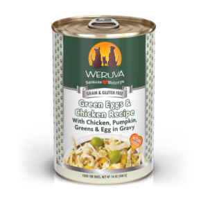 WERUVA DOG GRN EGGS CKN 14OZ