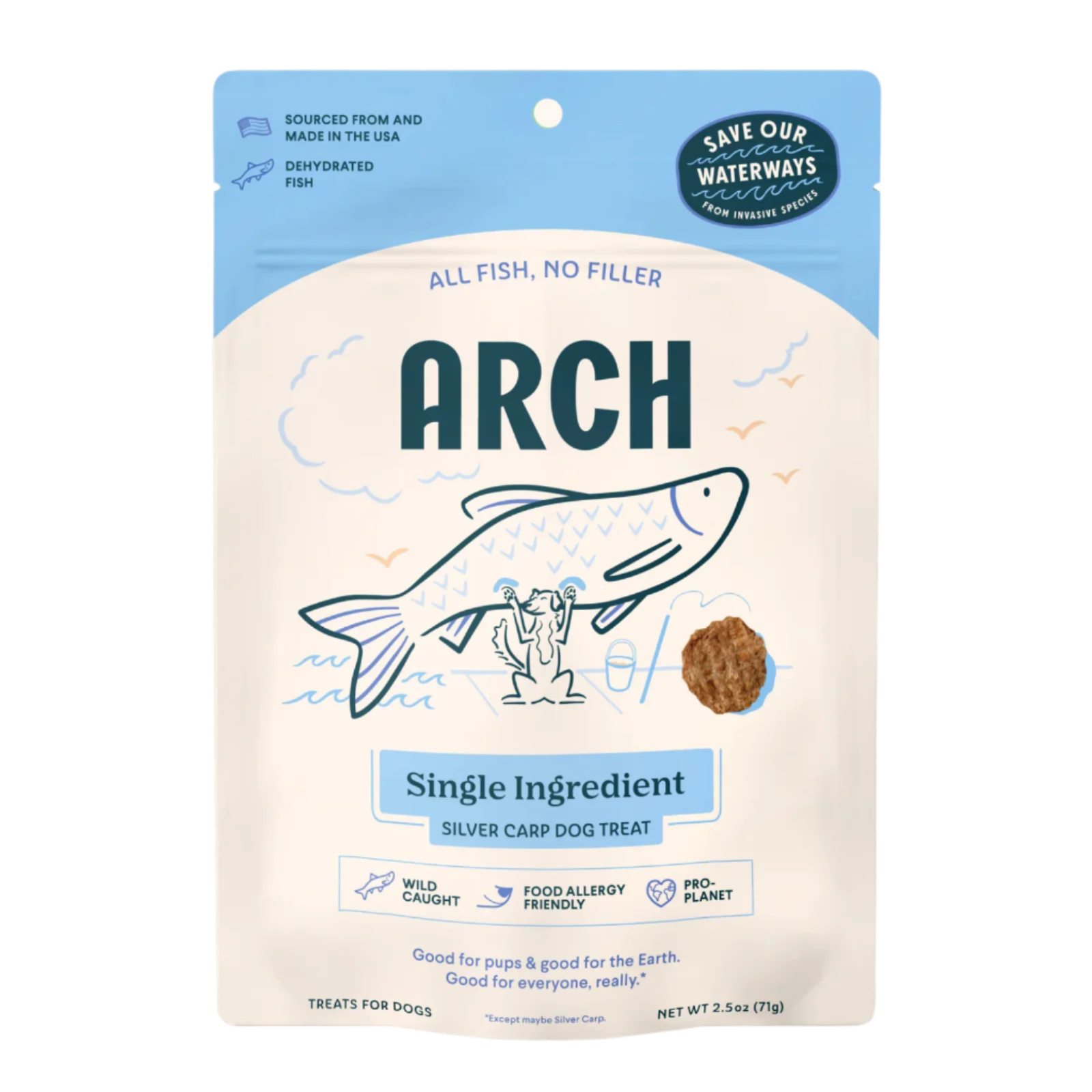 ARCHWAY SILVER CARP DOG 2.5OZ