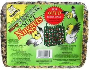 C&S FRUIT&NUT SNK W/SUET 2.25LB