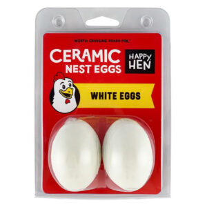 CERAMIC NEST EGG 2 PK
