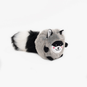 ZIPPY PAWS BUSHY THROW RACCOON
